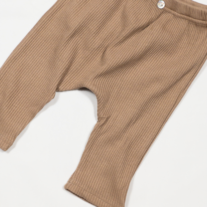 Rosewood Ribbed Cotton Pant