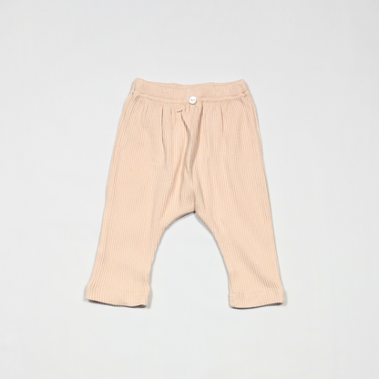 Seashell Ribbed Cotton Pant