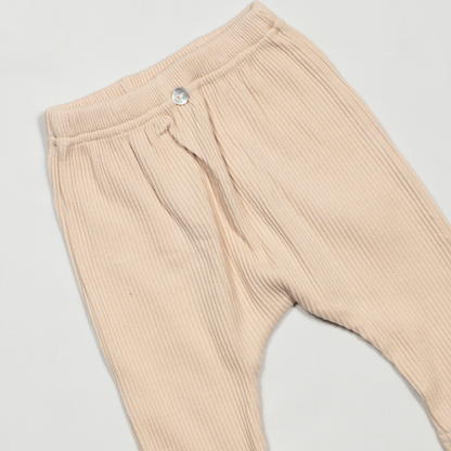 Seashell Ribbed Cotton Pant