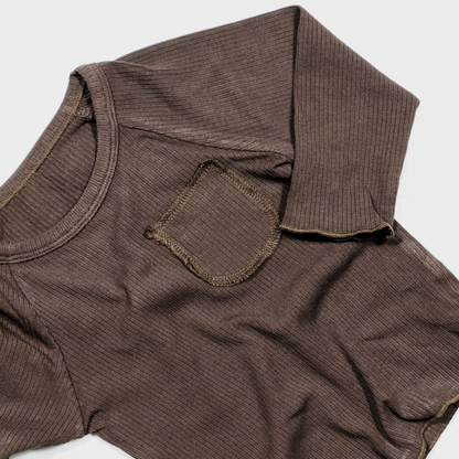 2-piece Walnut Long-sleeved Cotton Set