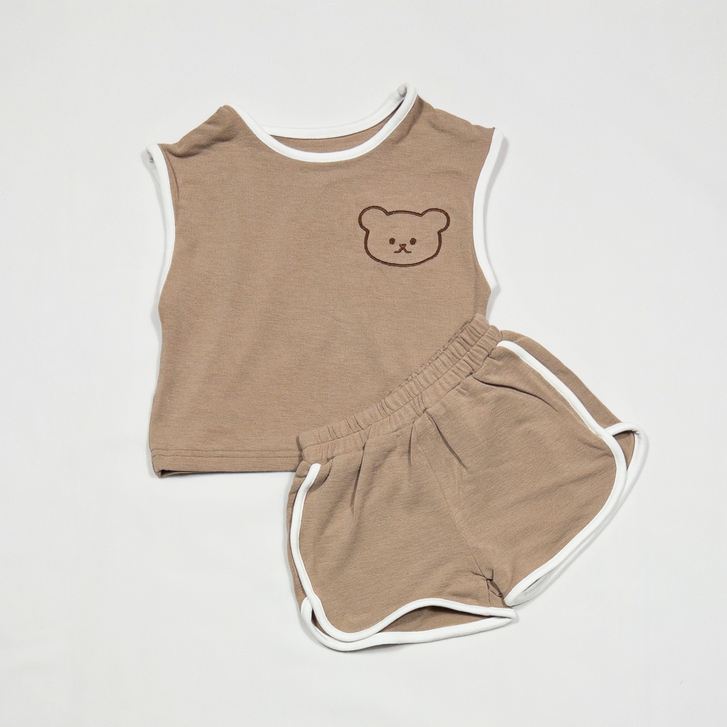 2-piece Rosewood Bear Cotton Set